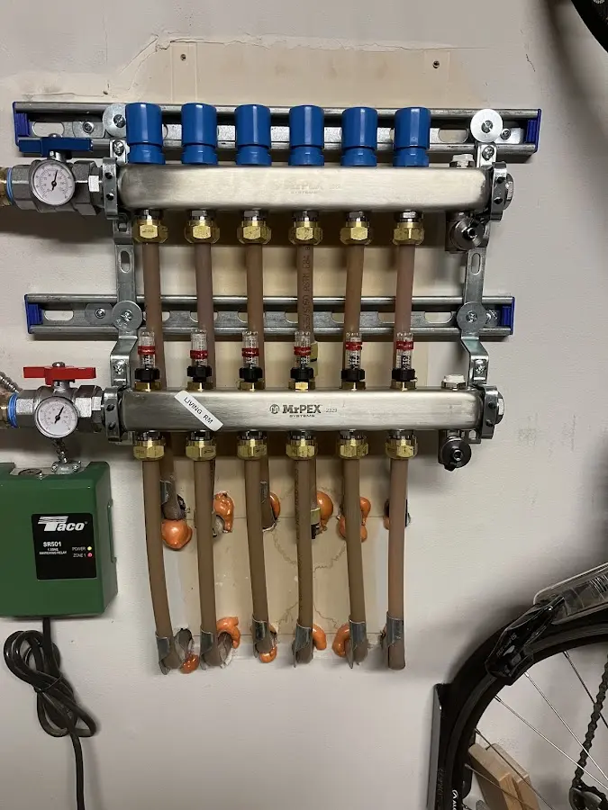 Plumber performing Leak Detection at a residential property in Powell